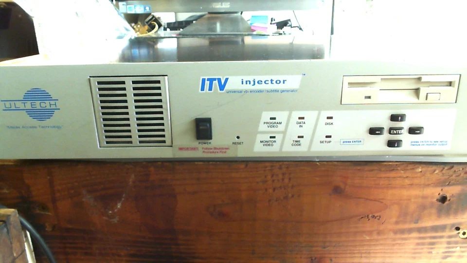 ULTECH ITV INJECTOR DV2000 UNIVERSAL VBI ENCODER/SUBTITLE GENERATOR - Image 1 of 2