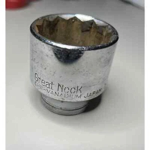 Vintage GreatNeck 1-1/4'' 12 Socket - Foto 1 di 4