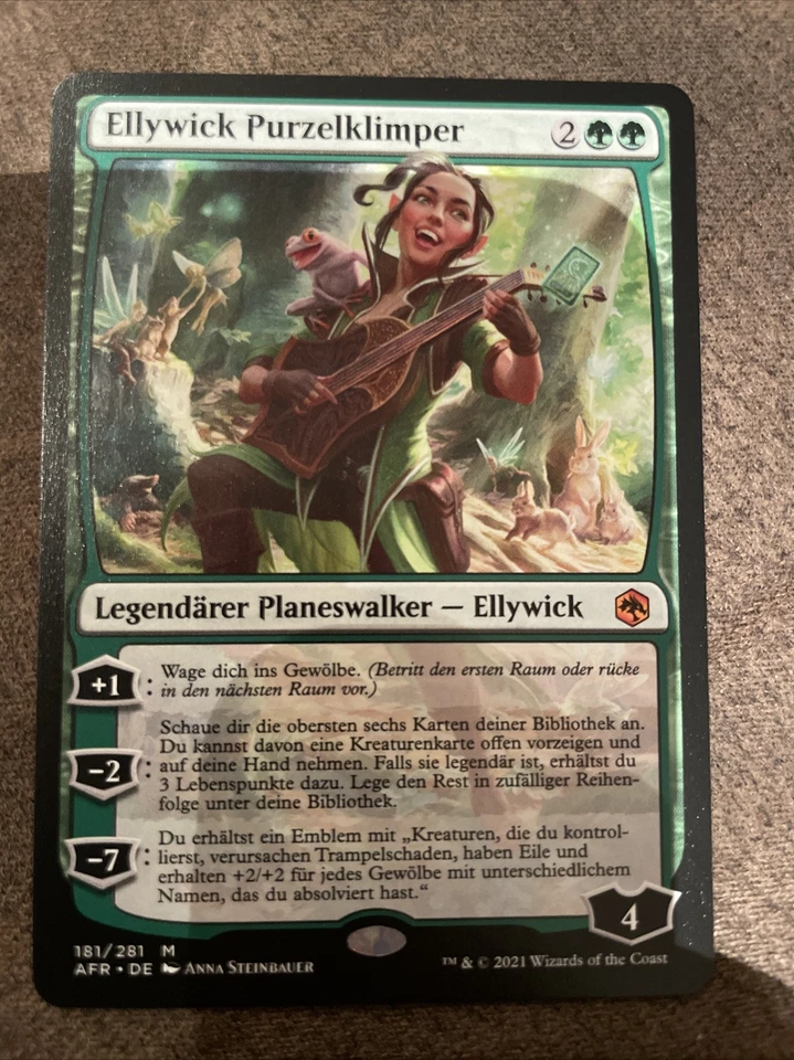 Magic The Gathering MTG AFR 181 Ellywick Purzelklimper Deutsch Mythic Planeswalk - Bild 1 von 1