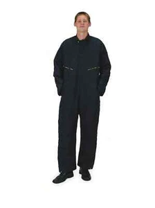 CONDOR Coverall: Med Navy Insulated for Cold Conditions Cotton Material Zipper - Picture 1 of 3