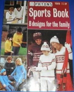Patons Sports Book 8 Family Designs Knitting Pattern Book 199 - Picture 1 of 1
