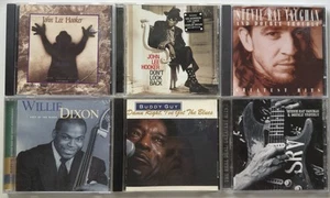 Lot Of Blues CDs Buddy guy, John Lee hooker, Muddy Waters, Stevie Ray Vaughan - Picture 1 of 2