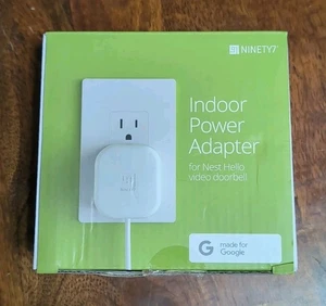 Ninety7 Indoor Power Adapter For Nest Hello Video Doorbell  97-TNZPWR-01 - Picture 1 of 7