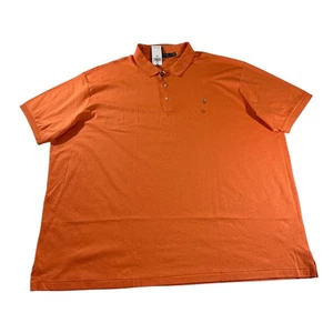 Polo Ralph Lauren Herren Größe 5XB Orange Polo Kurzarm Soft Touch - Bild 1 von 7