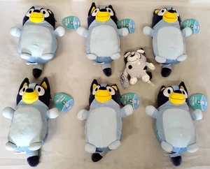 Bluey & Muffin Lot of (7) Plush Toys by Squishmallow / Moose NEW With Tags - Picture 1 of 9