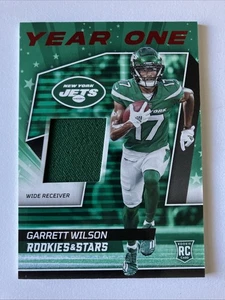 Garrett Wilson 2022 Panini Rookies & Stars Football Jersey Relic Year One - Picture 1 of 2