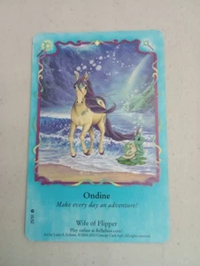 Bella Sara Moonfairies Ondine 25/55 Wife Of Flipper Horse Regular Trading Card - Picture 1 of 2