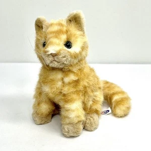 Vintage Mary Meyer Tabby Cat Plush Orange Brown Stripes 9” Stuffed Kitten 90’s - Picture 1 of 9