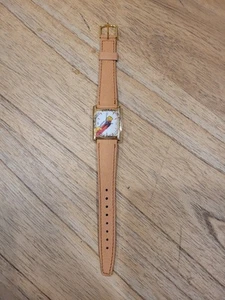 Vintage 1991 Disney ROCKETEER Movie Promo Watch Leather Band Untested Rocketman - Bild 1 von 9