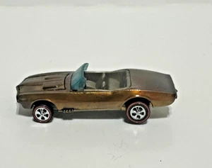 Hot Wheels Redline Custom Firebird Car Gold With Brown Interior HK-Repainted - Picture 1 of 6