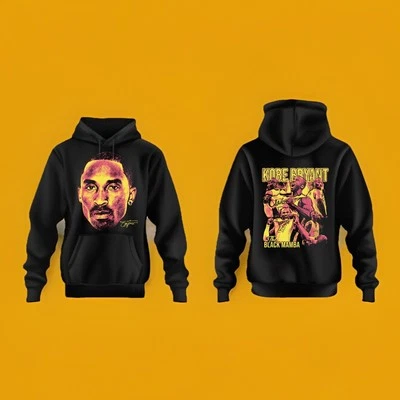 Sudadera con Capucha Kobe Bryant Signature Pullover Talla S-5XL Suéter Mamba Negro Foto 1 de 3