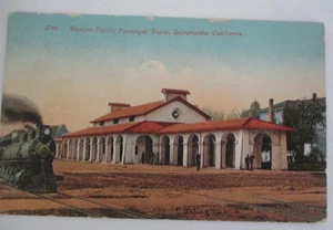 Western Pacific Passenger Depot, Sacramento, CA, ca 1907-1915 - Bild 1 von 2