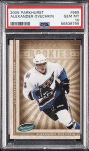 2005 PARKHURST #669 ALEXANDER OVECHKIN ROOKIE RC PSA 10 - Picture 1 of 2
