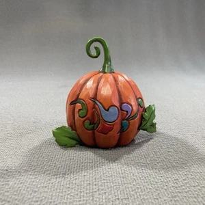 Jim Shore Thanksgiving Harvest Mini Pumpkin Figurine 3 1/4" H - Picture 1 of 6