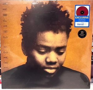 TRACY CHAPMAN - Self Titled 35th Anniversary LP WALMART LE BLOOD RED VINYL HYPE - Picture 1 of 4