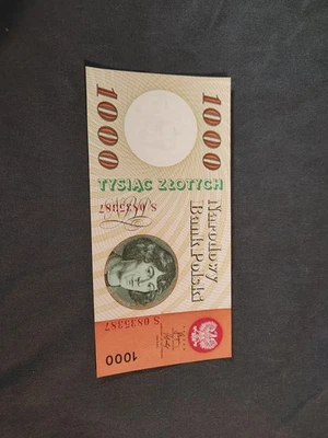 Polonia 1000 Zlotych, 1965 Copérnico signos del zodiaco sin circular Foto 1 de 2