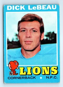 1971 Topps #154 Dick LeBeau - Bild 1 von 2