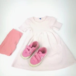 Kleinkind 4T Mädchen Outfit Set Schuhe, Hose, Kleid und Pullover - Bild 1 von 24