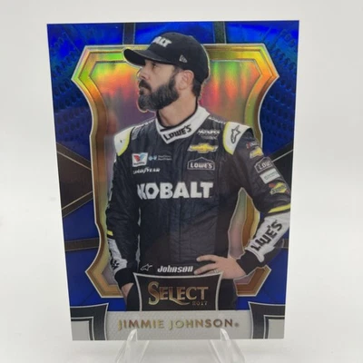 Jimmie Johnson - 2017 Panini Select #2 Blue Prizm #/199 - Image 1 of 2