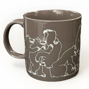 TAYLOR & NG MUG Naughty Bears Orgy Frolicking Coffee Made In Japan Vintage 1979 - Picture 1 of 5