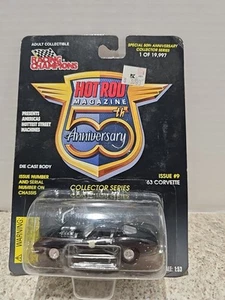 Vntg 1997 Racing Champions Hot Rod Mag 50th '63 Chevy Corvette 1:53 Diecast - Picture 1 of 10