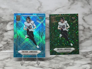 2025 Donruss Elite Trevor Lawrence Teal /499 Green Disco Jaguars - Picture 1 of 3