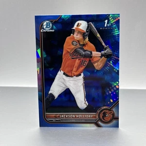 Jackson Holliday 2022 Bowman Chrome Draft SAPPHIRE Edition 1st Orioles RC - Bild 1 von 2
