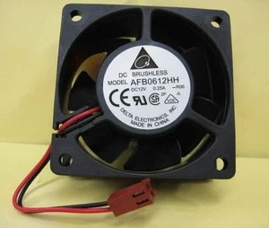 Delta BRUSHLESS MODEL CPU cooling fan AFB0612HH DC 12V 0.25A 2-pin -R00 - Picture 1 of 2