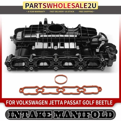 Colector de admisión con junta para Volkswagen Jetta 2014-2018 Golf Passat Beetle Foto 1 de 4