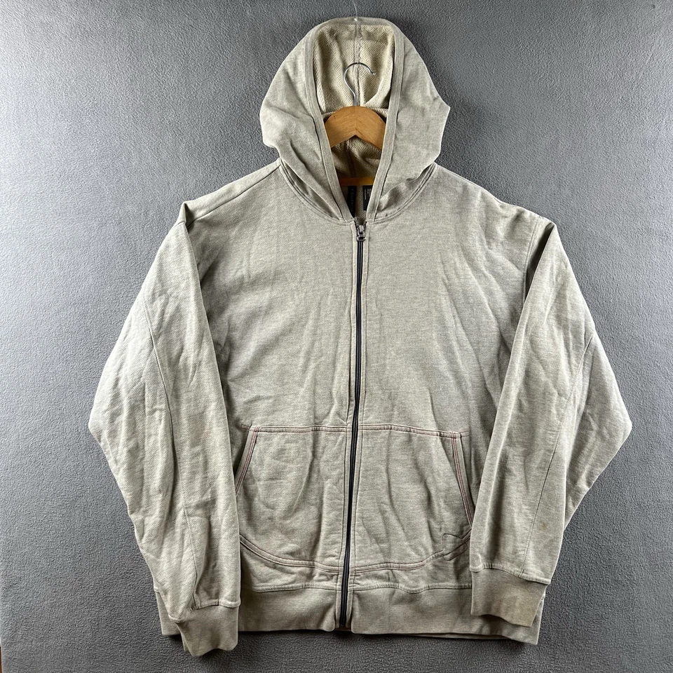 Vintage Levis Silvertab Hoodie Mens XL Gray Full Zip Hip Hop Rapper Skater Y2K - Image 1 of 4