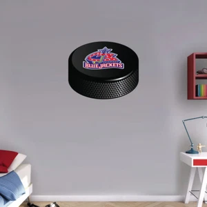 Columbus Blue Jackets Hockey Puck NHL Logo Kunst Wanddekor Aufkleber -12" oder 25" - Bild 1 von 1