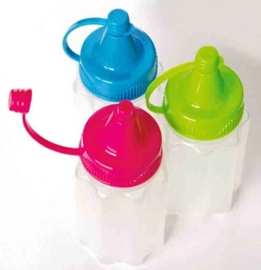 Sistema To Go Mini Nachfüllbar Sauce Flaschen Set Mit 3 Lunch Picknick Camping - Bild 1 von 2