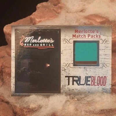 Cartão True Blood Relic Merlotte's Match Packs /299 - Imagem 1 de 3