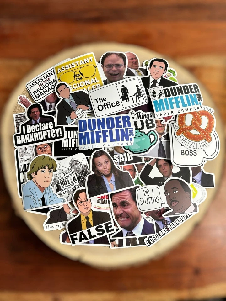 🍀 50 The Office-Design Aufkleber Sticker für z.B. Laptop Handy Skateboard  - Bild 1 von 1