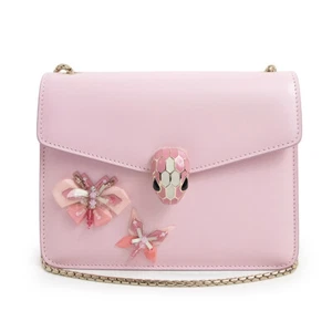 BVLGARI Serpenti Forever Shoulder Bag smooth calf leather, Pink 289239 - Picture 1 of 11