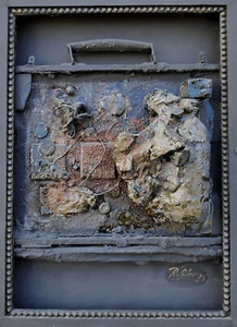 Rößler, Klaus(1939Dresden–2018Heringsdorf) „Mein Dresdner Köfferchen“ Assemblage - Bild 1 von 8