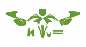 KAWASAKI KXF 450 2006-2008 template vector (Digital Format PDF) - Picture 1 of 2