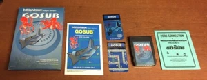GOSUB videogame for the Intellivision homebrew CIB overlays retro undersea INTV - Picture 1 of 3