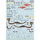 Print Scale 72-290 Decal For Airplane 1:72 Bell Ah-1 Cobra Set 1,5 Sheets