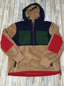 POLO RALPH LAUREN HOCHFLOR FLEECE HYBRID HOODIE JACKE GR M NEU - Bild 1 von 9