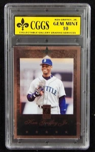 Ken Griffey Jr. Mariners 1997 Donruss Elite Baseball Card #5 CGGS 10 Mint - Picture 1 of 2