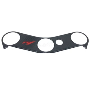 Triple Tree Top Clamp Upper Carbon 3D Decal Sticker For Yamaha YZF-R1 2007-2008 - Bild 1 von 3