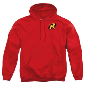 Batman "Robin Logo" Pullover Hoodie, Sweatshirt or Long Sleeve T-Shirt - Picture 1 of 10