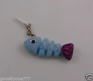 Dije de peces teléfono celular o encanto tapa del oído tapón antipolvo se adapta a iPad demasiado difuso - Imagen 1 de 2