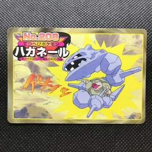 Steelix No.208 Pocket Monsters Advanced generation Card Pokémon BLACK Back F/S - Picture 1 of 4