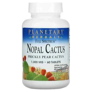 Planetary Herbals, Full Spectrum Nopal Cactus, 1,000 mg, 60 Tablets UK [C2] - Picture 1 of 1