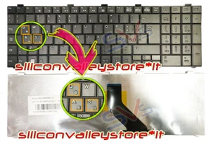 Teclado Italiano Negro Fujitsu Lifebook A530 AH530 AH531 NH751 NH531 Defecto - Imagen 1 de 3