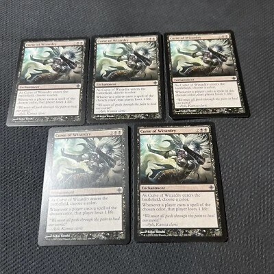 Curse of Wizardry Magic The Gathering Mtg Rise of the Eldrazi Card 5 - Image 1 of 4