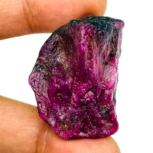 196,15 kt unbeheizter natürlicher Rubin grob 37 x 26 mm riesiger Sammler lose Edelstein - Bild 1 von 14