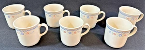 Tazas de café Corelle by Corning "NEEDLEPOINT" ~ Juego de 7 ~ Retiradas ~ 3,5" H - Imagen 1 de 20